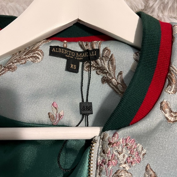 ALBERTO MAKALI BOMBER BEADED JACKET SIZE XS - Picture 4 of 7